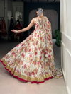 Lnb1672 Chiffon With Floral Print Lehenga With Blouse Dupatta Wholesale Clothing Distributors In India